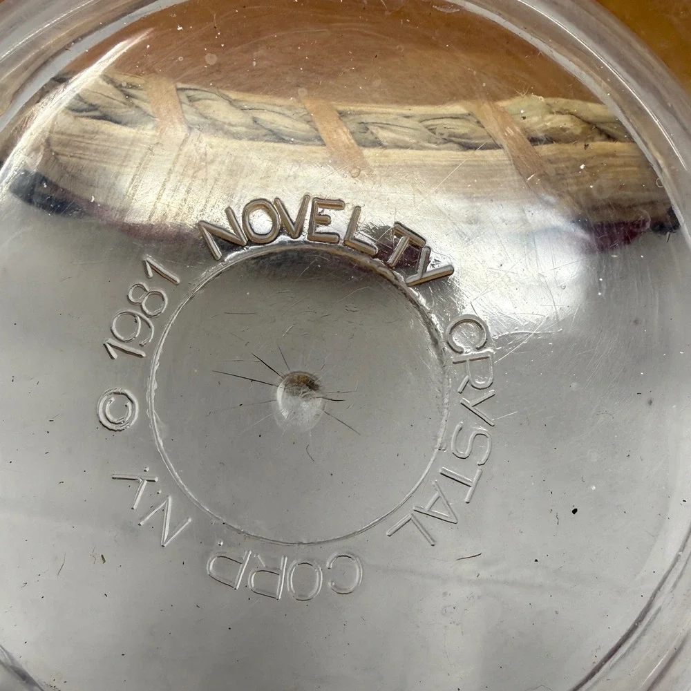 Novelty Crystal Corp NY vintage divided